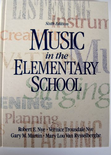 Stock image for Music in the Elementary School for sale by SecondSale