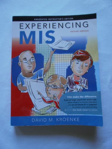 9780136078739: Experiencing MIS (Annotated Instructor's Edition)