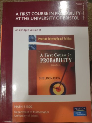 Imagen de archivo de First Course in Probability a la venta por SecondSale