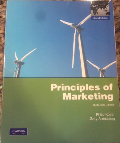 Imagen de archivo de Principles of Marketing a la venta por Campus Bookstore