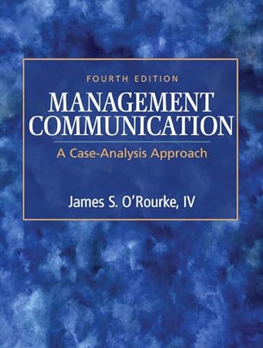 Beispielbild fr Management Communication: A Case-Analysis Approach zum Verkauf von Jenson Books Inc