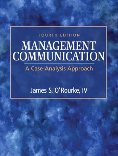 9780136079767: Management Communication: A Case-Analysis Approach: United States Edition