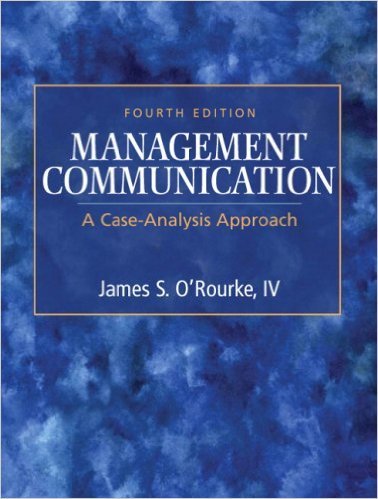 Imagen de archivo de Management Communication : A Case-Analysis Approach a la venta por HPB-Red