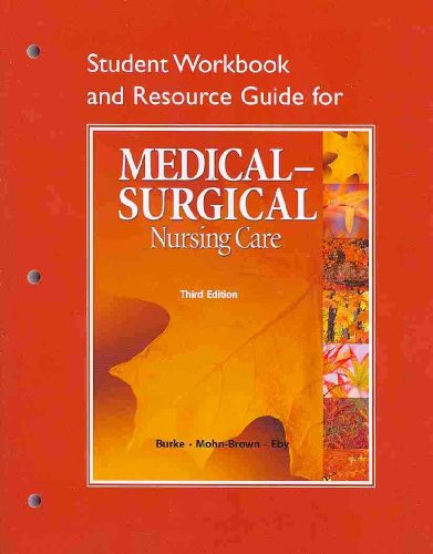 Imagen de archivo de Study Guide for Medical-Surgical Nursing Care a la venta por WeSavings LLC