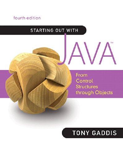 Imagen de archivo de Starting Out with Java : From Control Structures Through Objects a la venta por Better World Books