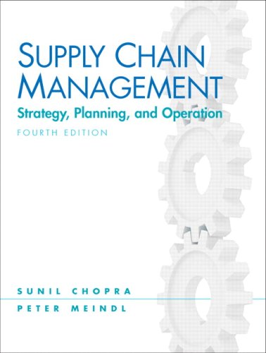 Beispielbild fr Supply Chain Management: Strategy, Planning, and Operation zum Verkauf von BooksRun