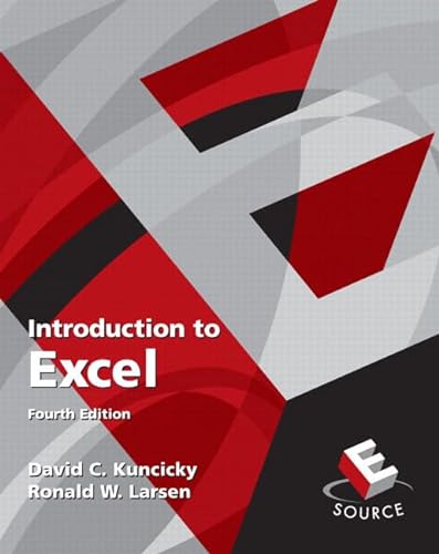 9780136081654: Introduction to Excel (4th Edition)