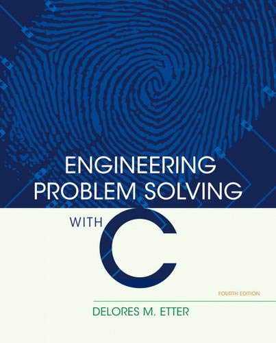 9780136085317: Engineering Problem Solving with C