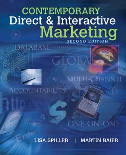 Beispielbild fr Contemporary Direct and Interactive Marketing zum Verkauf von Better World Books