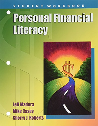 Stock image for Personal Financial Literacy Student Workbook by Madura, Casey, and Roberts for sale by HPB-Red