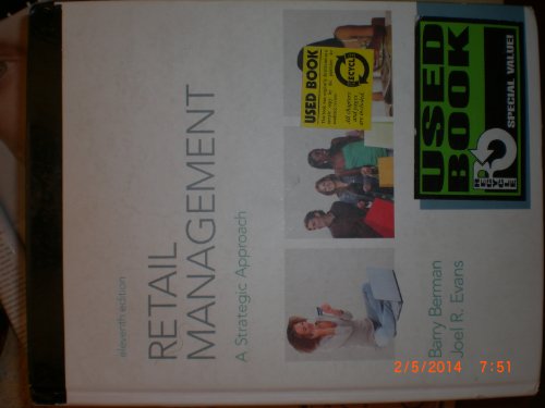 Imagen de archivo de Retail Management : A Strategic Approach a la venta por Better World Books