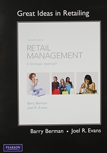 Imagen de archivo de Great Ideas in Retailing: Retail Management, A Strategic Approach a la venta por Phatpocket Limited