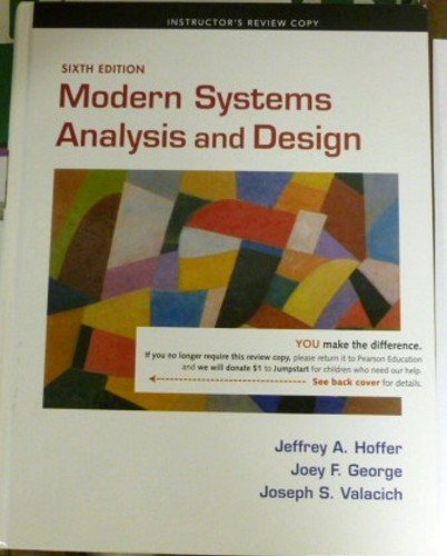 Stock image for Modern Systems Analysis and Design for sale by ThriftBooks-Dallas