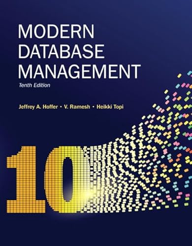 Beispielbild fr Modern Database Management (10th Edition) zum Verkauf von Wrigley Books