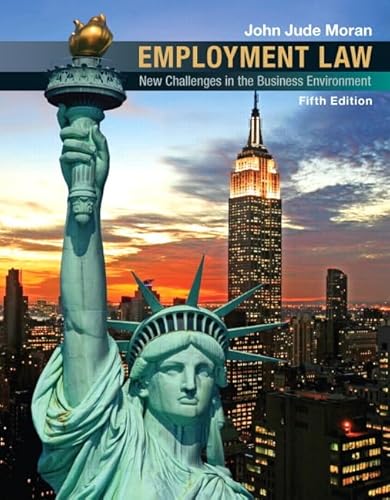 Beispielbild fr Employment Law: New Challenges in the Business Environment zum Verkauf von ThriftBooks-Atlanta