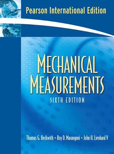 9780136093763: Mechanical Measurements:International Edition