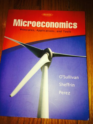 Beispielbild fr Microeconomics: Principles, Applications, and Tools zum Verkauf von BooksRun