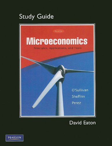 Beispielbild fr Microeconomics: Principles, Applications, and Tools zum Verkauf von Wonder Book