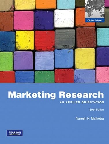 Beispielbild fr Marketing Research: An Applied Orientation: Global Edition (LIVRE ANGLAIS) zum Verkauf von Reuseabook