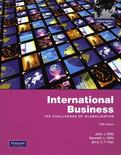 Stock image for International Business - the Challenges of Globalization - Fifth Edition for sale by Cultural Connection