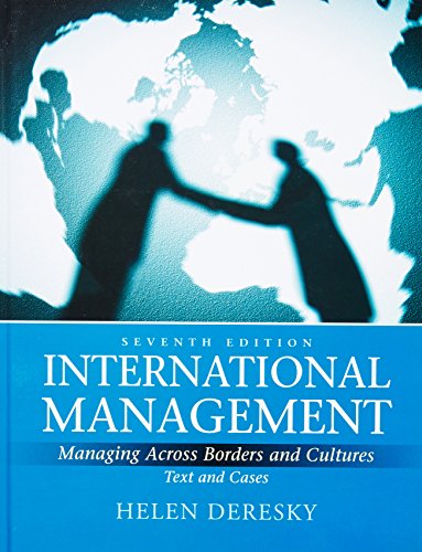 Stock image for International Management : Managing Across Borders and Cultures, Text and Cases for sale by Better World Books