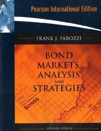Beispielbild fr Bond Markets, Analysis, and Strategies zum Verkauf von Anybook.com