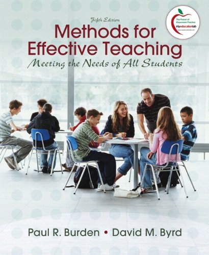 Stock image for Methods for Effective Teaching, Meeting the Needs of All Students + Myeducationlab for sale by dsmbooks