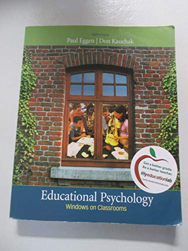 Stock image for Educational Psychology: Windows on Classrooms (with MyEducationLab) (8th Edition) for sale by SecondSale