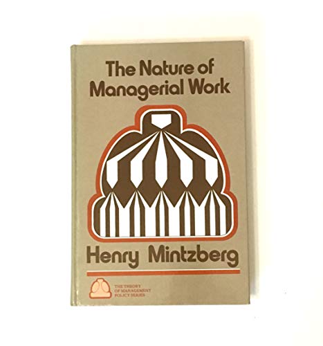 9780136104025: The Nature of Managerial Work