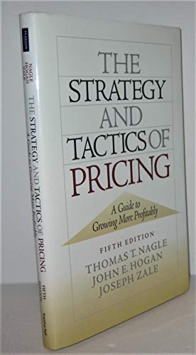 Beispielbild fr The Strategy and Tactics of Pricing: A Guide to Growing More Profitably zum Verkauf von HPB-Red