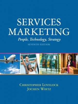 Stock image for Services Marketing: People, Technology, Strategy, by Lovelock, 7th Edition for sale by HPB-Ruby