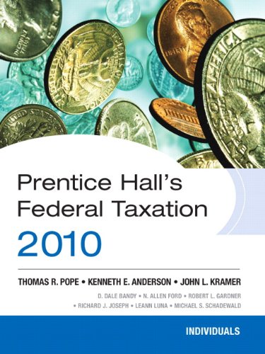 Beispielbild fr Prentice Hall's Federal Tax 2010: Individuals zum Verkauf von BooksRun