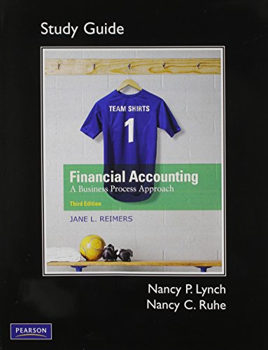 Imagen de archivo de Study Guide and PowerNotes for Financial Accounting: A Business Process Approach a la venta por Iridium_Books