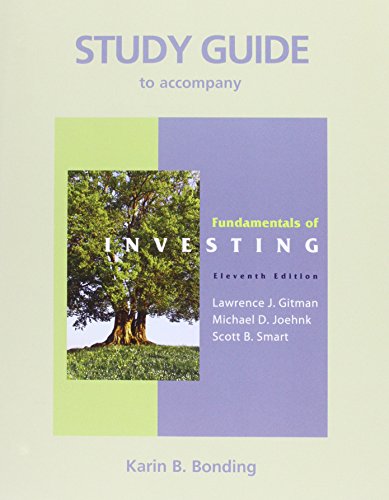 9780136115632: Study Guide for Fundamentals of Investing