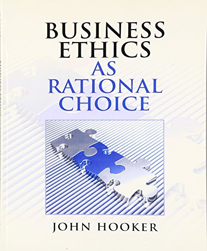 Imagen de archivo de Business Ethics as Rational Choice a la venta por Zoom Books Company