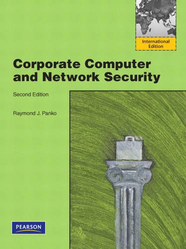 Beispielbild fr Corporate Computer and Network Security zum Verkauf von HPB-Red
