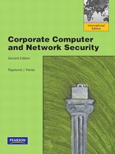 Stock image for Corporate Computer and Network Security for sale by HPB-Red