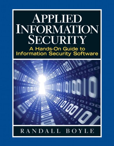 Stock image for Applied Information Security: A Hands-On Guide to Information Security Software for sale by medimops