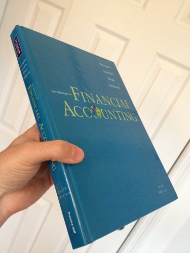 Beispielbild fr Introduction to Financial Accounting zum Verkauf von KuleliBooks
