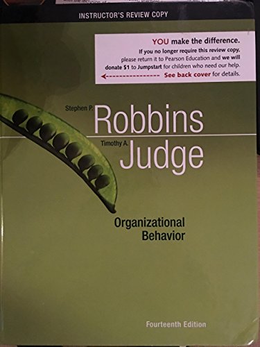 Stock image for Organizational Behavior for sale by Better World Books