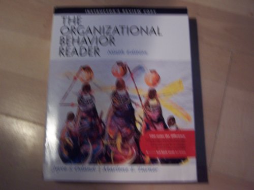 9780136125525: The Orgnizational Behavior Reader Instructor's Review Copy