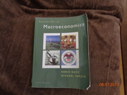 Beispielbild fr Foundations of Macroeconomics zum Verkauf von SecondSale