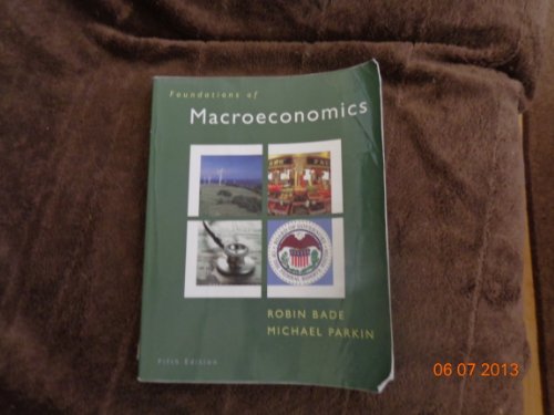Imagen de archivo de Foundations of Macroeconomics a la venta por SecondSale