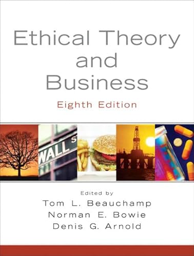 Imagen de archivo de Ethical Theory and Business (8th Edition) a la venta por Once Upon A Time Books