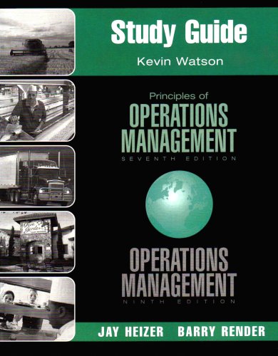 Immagine dell'editore per Study Guide for Principles of Operations Management, 7th Edition / Operations Management, 9th Edition venduto da SecondSale