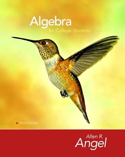 Stock image for Algebra for College Students [With CDROM] for sale by ThriftBooks-Dallas