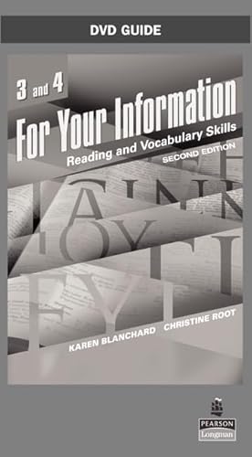 9780136131526: For Your Information: Reading and Vocabulary Skills, DVD (Levels 3 and 4)