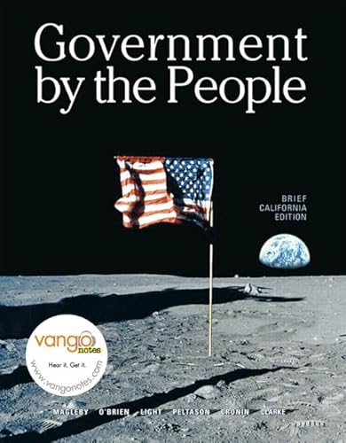 Beispielbild fr Government by the People, California Brief Edition (7th Edition) zum Verkauf von HPB-Red