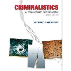 Crimnlistics: Intro Fornsc&basc Lab Expr Pk (9780136133391) by Richard Saferstein