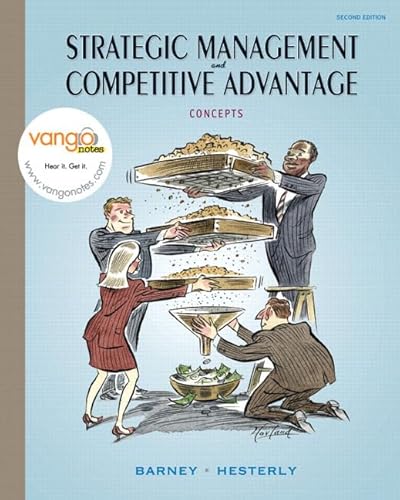 Stock image for Strategic Management and Competitive Advantage: Concepts for sale by SecondSale